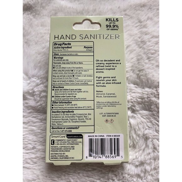 Smart Care Scented Hand Sanitizer Spray 1 Fl Oz Pistachio Brule Hydrating NEW - Picture 6 of 10